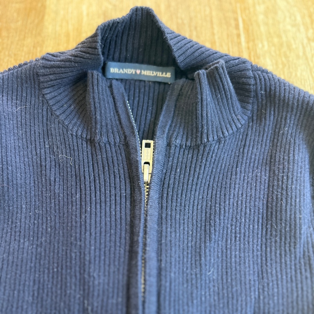 Brandy Melville Navy Sweater - Picture 4 of 4